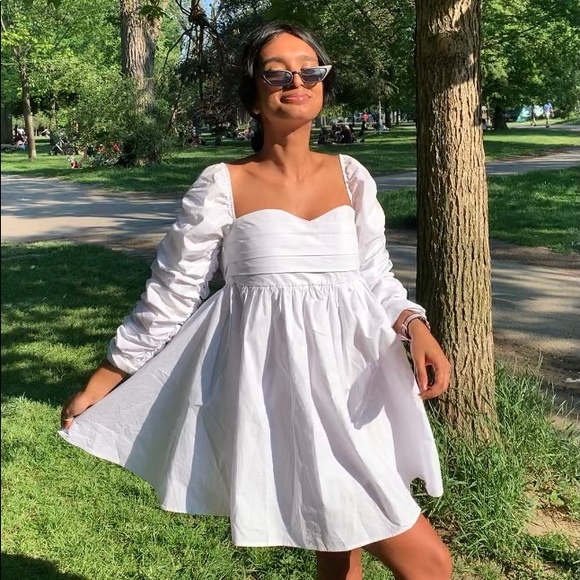 STORETS Jane Shirred Puff Sleeve Dress - Picture 5 of 7